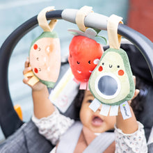 Load image into Gallery viewer, Pearhead Stroller Toy Set of 3 - Fruit
