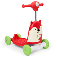 Load image into Gallery viewer, Skip Hop Zoo Ride On 3 in 1 Scooter - Fox