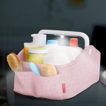 Load image into Gallery viewer, Skip Hop Nursery Style Light Up Nappy Caddy - Pink Heather