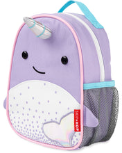 Load image into Gallery viewer, Skip Hop Zoo Mini Backpack with Reins - Narwhal
