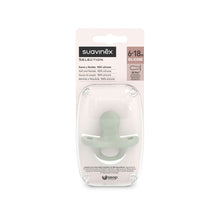 Load image into Gallery viewer, Suavinex Colour Essence All Silicone Soother with SX Pro Physiological Teat 6-18M - Green
