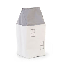 Load image into Gallery viewer, Childhome Toy Box House - Polyester - Grey Off White