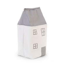 Load image into Gallery viewer, Childhome Toy Box House - Polyester - Grey Off White