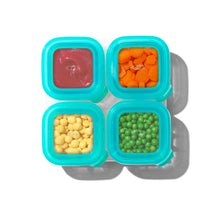 Load image into Gallery viewer, OXO Tot Silicone Baby Blocks 4oz - Teal
