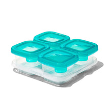 Load image into Gallery viewer, OXO Tot Silicone Baby Blocks 4oz - Teal
