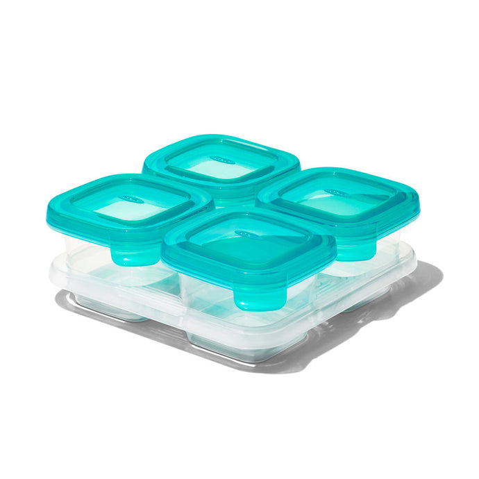 OXO Tot Silicone Baby Blocks 4oz - Teal