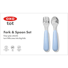 Load image into Gallery viewer, OXO Tot Fork &amp; Spoon Set - Dusk
