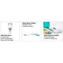 Load image into Gallery viewer, OXO Tot Fork &amp; Spoon Set - Opal
