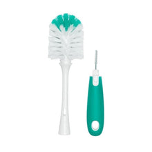 Load image into Gallery viewer, OXO Tot Bottle Brush With Detail Cleaner &amp; Stand - Teal

