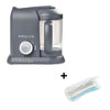 Beaba Babycook Solo Baby Food Processor - Dark Grey Bundle