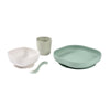 Beaba Silicone Suction Meal Set - Sage Green