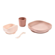 Load image into Gallery viewer, Beaba Silicone Suction Meal Set - Cotton candy
