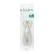 Load image into Gallery viewer, Beaba 2nd Stage Silicone Spoon - Misty Green
