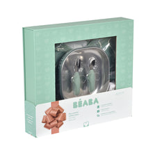 Load image into Gallery viewer, Beaba Stainless Steel Baby Meal Gift Set - Sage
