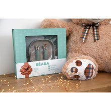 Load image into Gallery viewer, Beaba Stainless Steel Baby Meal Gift Set - Sage
