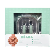 Load image into Gallery viewer, Beaba Stainless Steel Baby Meal Gift Set - Sage
