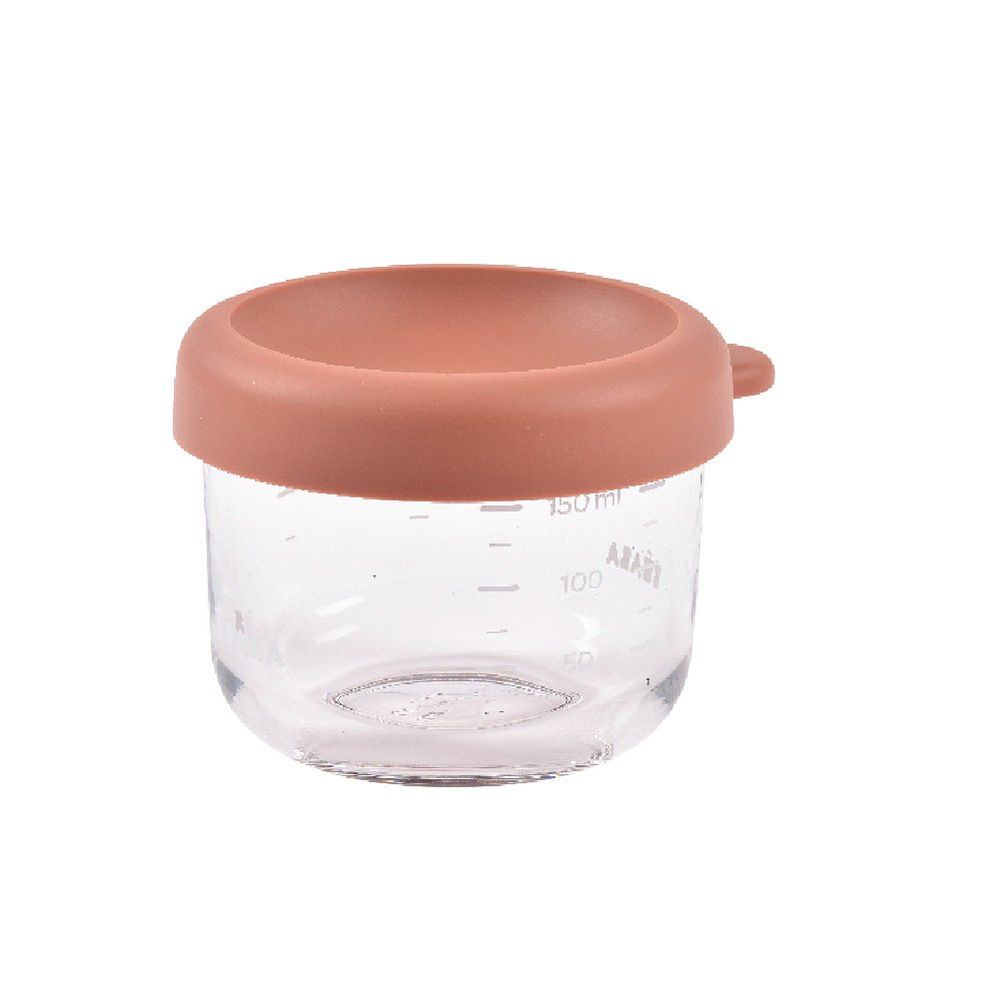 Beaba Glass conservation Jar 150ml Terracotta