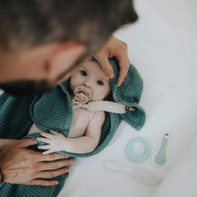 Load image into Gallery viewer, Beaba Baby 9 Piece Grooming Set with Toiletry Pouch - Sage Green
