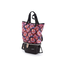 Load image into Gallery viewer, Beaba Biarritz Expendable Stroller Organizer Bag - Black &amp; Lilys
