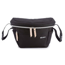 Load image into Gallery viewer, Beaba Biarritz Expendable Stroller Organizer Bag - Black &amp; Lilys
