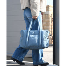 Load image into Gallery viewer, Beaba Paris Puffy Changing Bag - Baltic Blue
