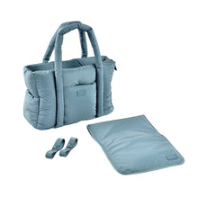 Load image into Gallery viewer, Beaba Paris Puffy Changing Bag - Baltic Blue
