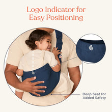 Load image into Gallery viewer, Ergobaby Upsie Sling Carrier - Midnight Blue
