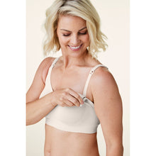 Load image into Gallery viewer, Bravado Designs Body Silk Seamless Nursing Bra - Sustainable - Antique White L

