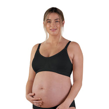 Load image into Gallery viewer, Bravado Designs Body Silk Seamless Nursing Bra - Sustainable - Black M
