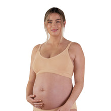 Load image into Gallery viewer, Bravado Designs Body Silk Seamless Nursing Bra - Sustainable - Butterscotch L
