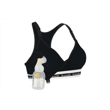 Load image into Gallery viewer, Bravado Designs Original Pumping And Nursing Bra - Sustainable - Black M
