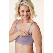 Load image into Gallery viewer, Bravado Designs Body Silk Seamless Nursing Bra - Sustainable - Grey Orchid L
