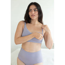 Load image into Gallery viewer, Bravado Designs Body Silk Seamless Nursing Bra - Sustainable - Grey Orchid XL
