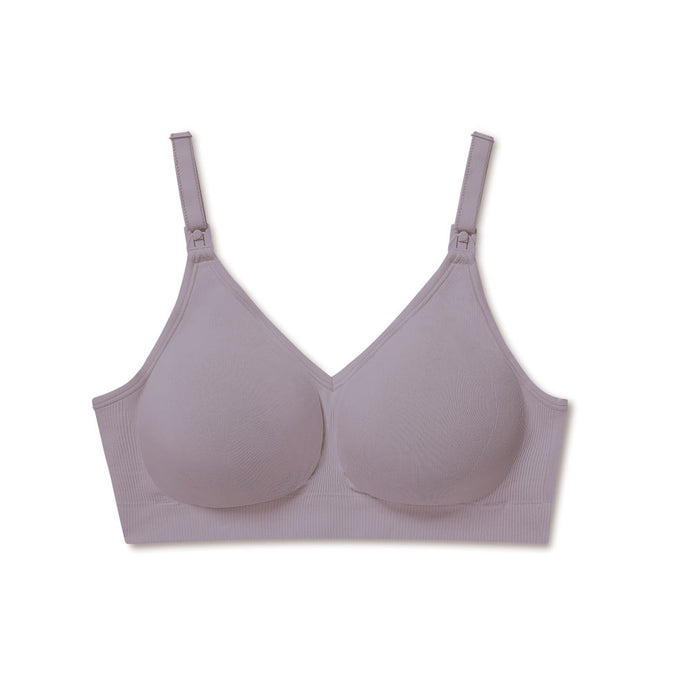 Bravado Designs Body Silk Seamless Nursing Bra - Sustainable - Grey Orchid XL