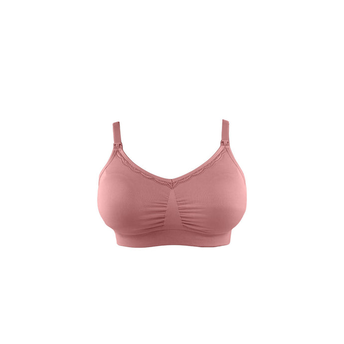 Bravado Designs Essential Stretch with Lace Nursing Bra - Roseclay L