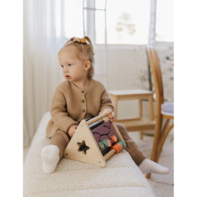 Load image into Gallery viewer, Bubble Wooden Activity Triangle

