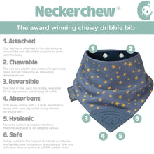 Load image into Gallery viewer, Cheeky Chompers Neckerchew - Midnight Stars
