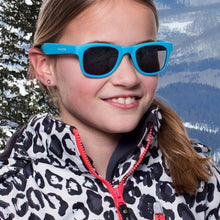 Load image into Gallery viewer, Koolsun Wave Kids Sunglasses - Neon Blue 3-10 yrs
