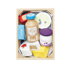Load image into Gallery viewer, Le Toy Van Wooden Market Crate - Cheese &amp; Dairy
