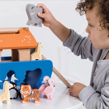 Load image into Gallery viewer, Le Toy Van Noah&#39;s Ark &amp; Animals Shape Sorter
