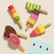 Load image into Gallery viewer, Le Toy Van Wooden Ice Lollies Popsicles
