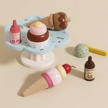 Load image into Gallery viewer, Le Toy Van Wooden Ice Cream Stand &amp; Toppings

