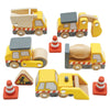 Le Toy Van Wooden Construction Vehicles
