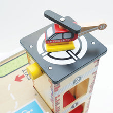 Load image into Gallery viewer, Le Toy Van Fire &amp; Rescue Wooden Garage
