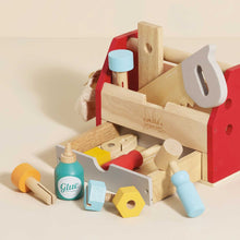 Load image into Gallery viewer, Le Toy Van Wooden Tool Box &amp; Tools
