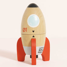 Load image into Gallery viewer, Le Toy Van Magnetic Space Rocket Duo
