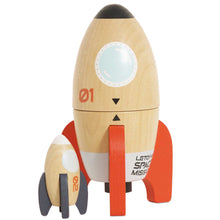 Load image into Gallery viewer, Le Toy Van Magnetic Space Rocket Duo
