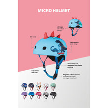 Load image into Gallery viewer, Micro PC Helmet - 3D Monsters S
