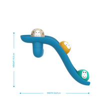 Load image into Gallery viewer, Matchstick Monkey Bathtime Slide Set - Blue
