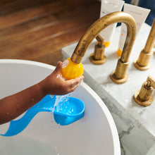 Load image into Gallery viewer, Matchstick Monkey Bathtime Slide Set - Blue
